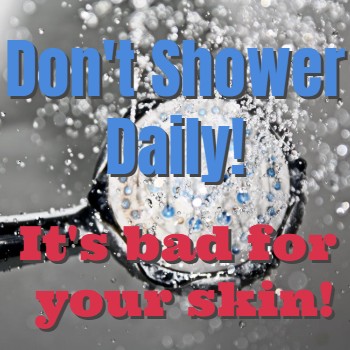 
                    How Often Should You Shower? Should You Use Slightly Acidic Ionized Water?